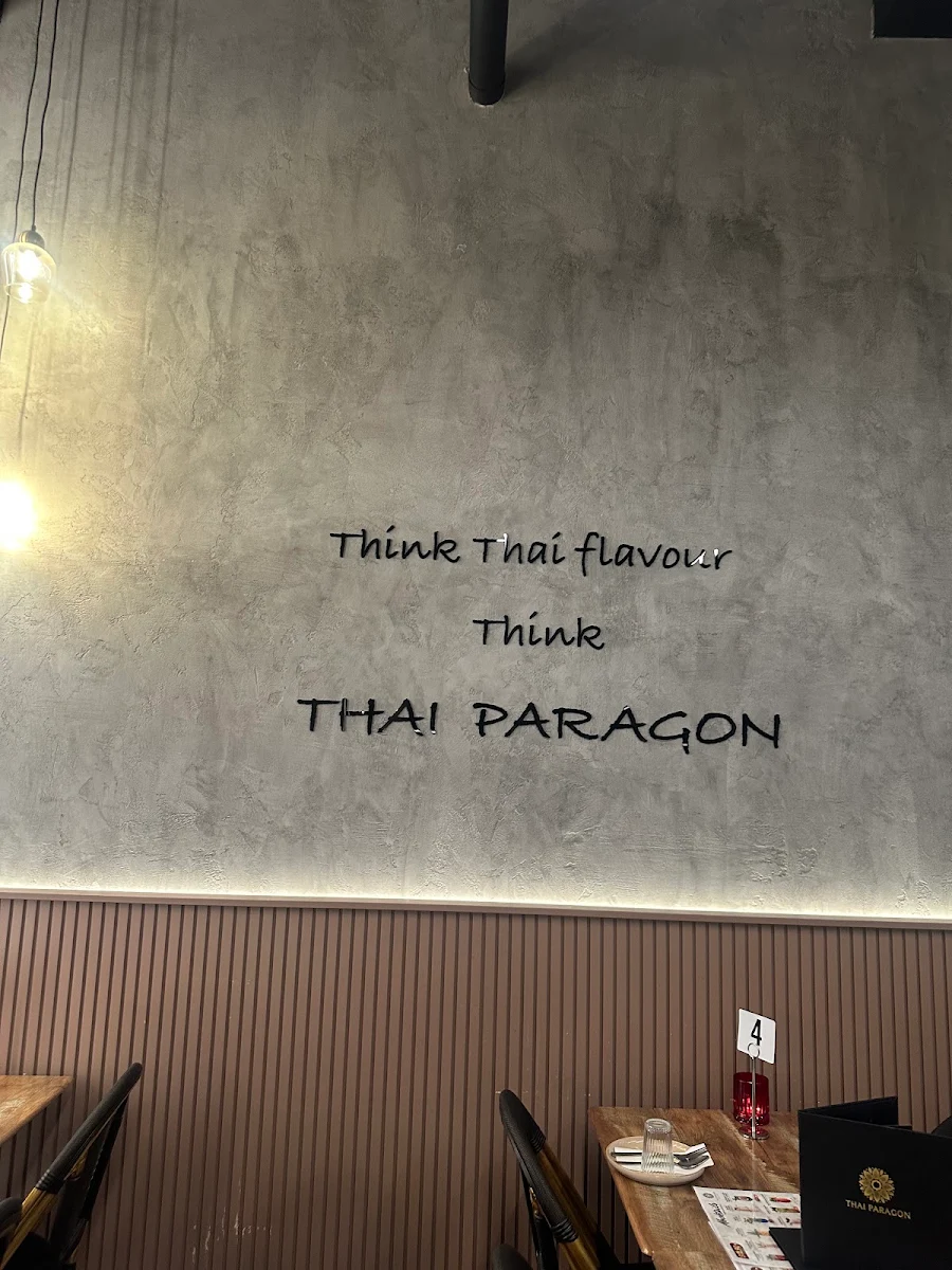 Menu, Thai Paragon Gregory Hills