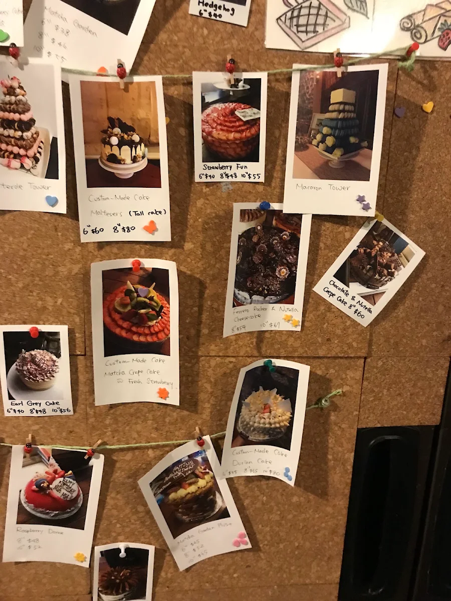 Menu, Astonish Café & Dessert
