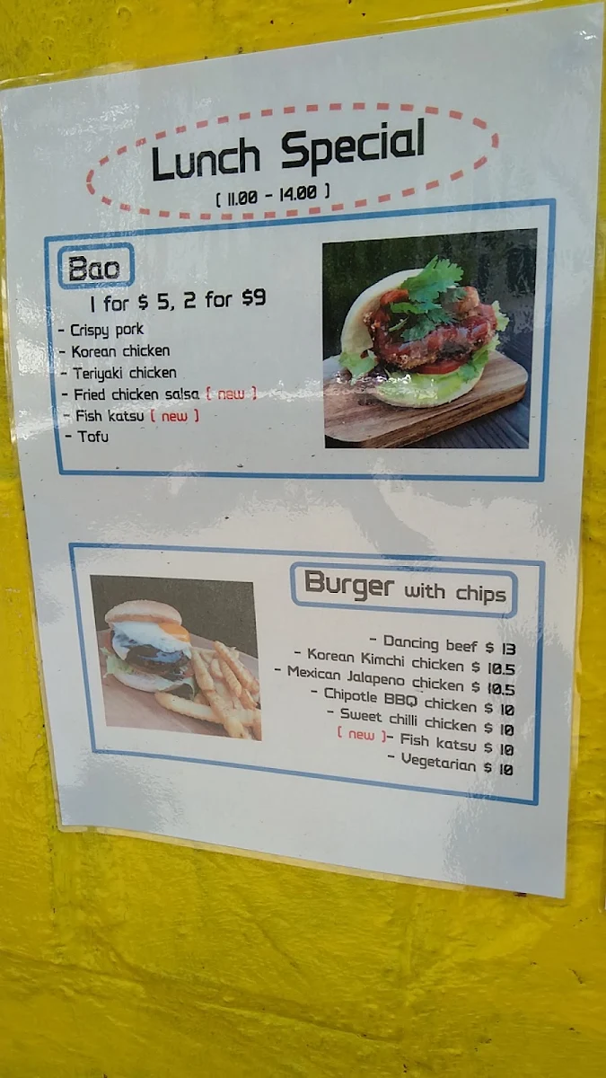 Menu, Astonish Café & Dessert