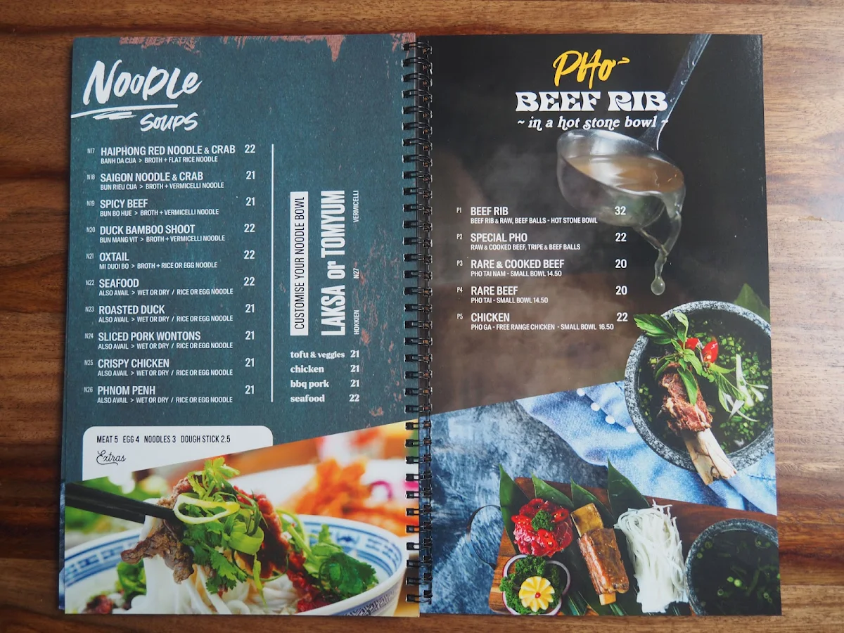 Menu, Heritage Viet