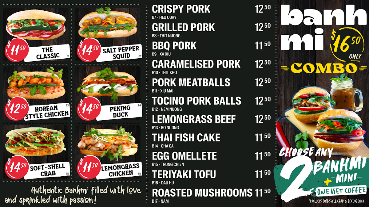 Menu, Heritage Viet