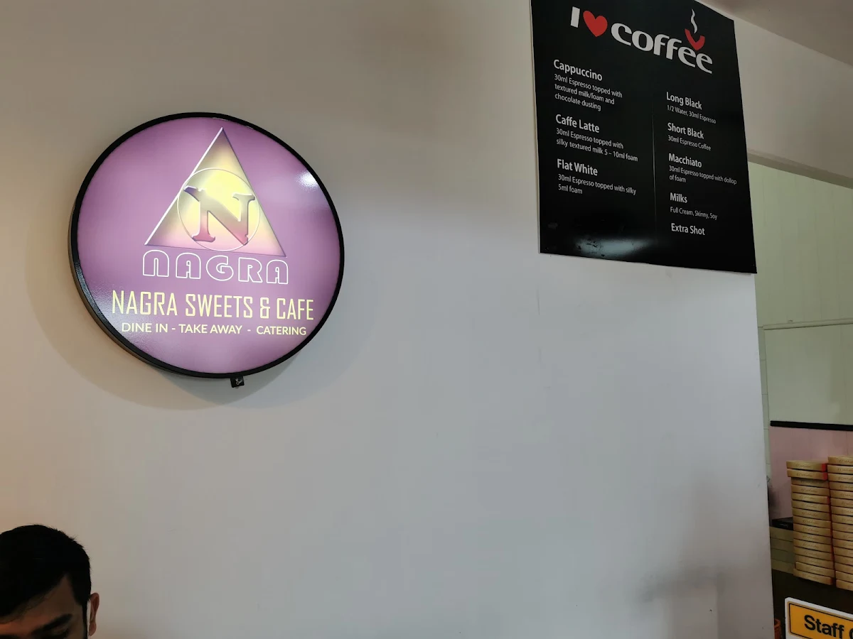 Menu, Nagra Sweets & Snacks