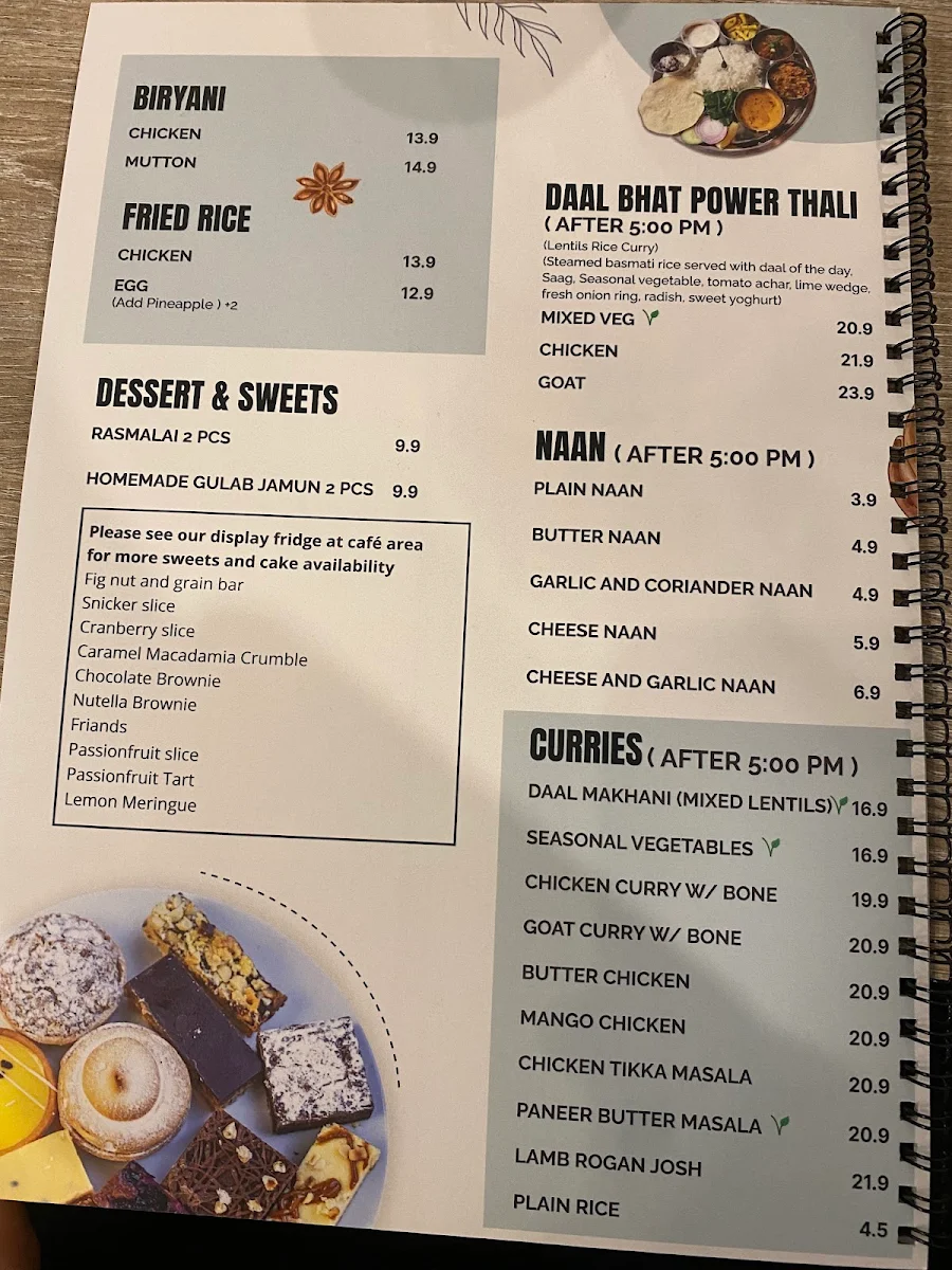 Menu, The momos