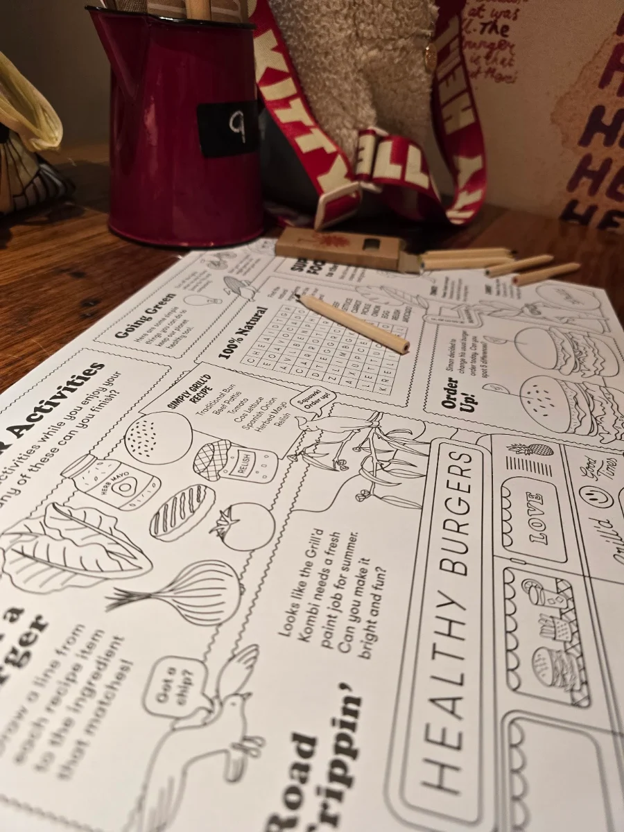 Menu, Grill'd Burgers - Watergardens
