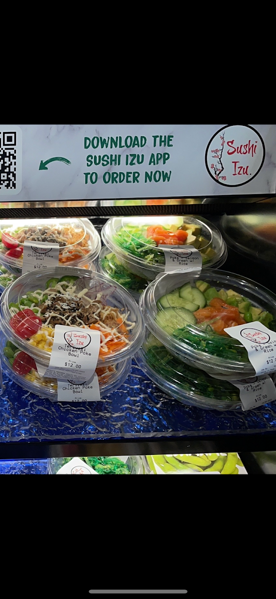 Menu, Sushi Izu