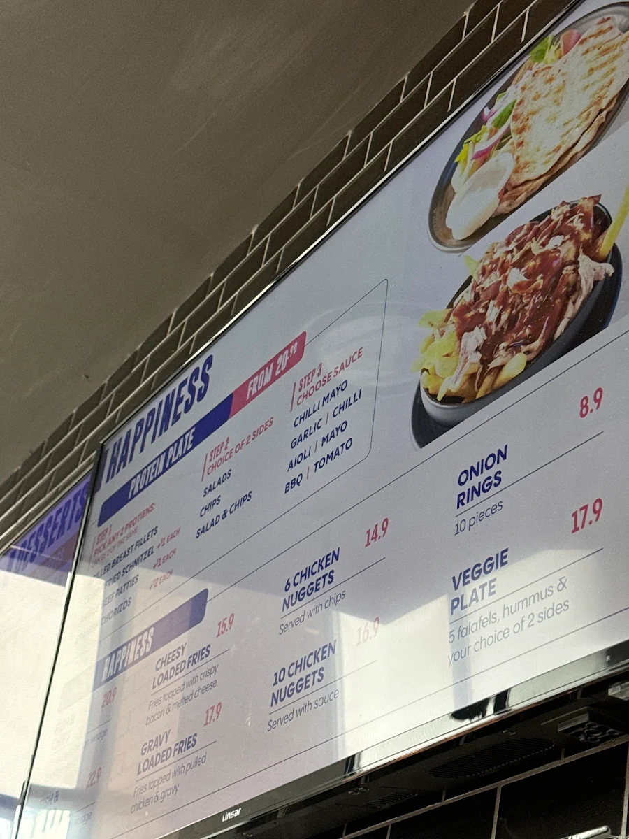 Menu, Camy's Chargrill Chicken Green Square