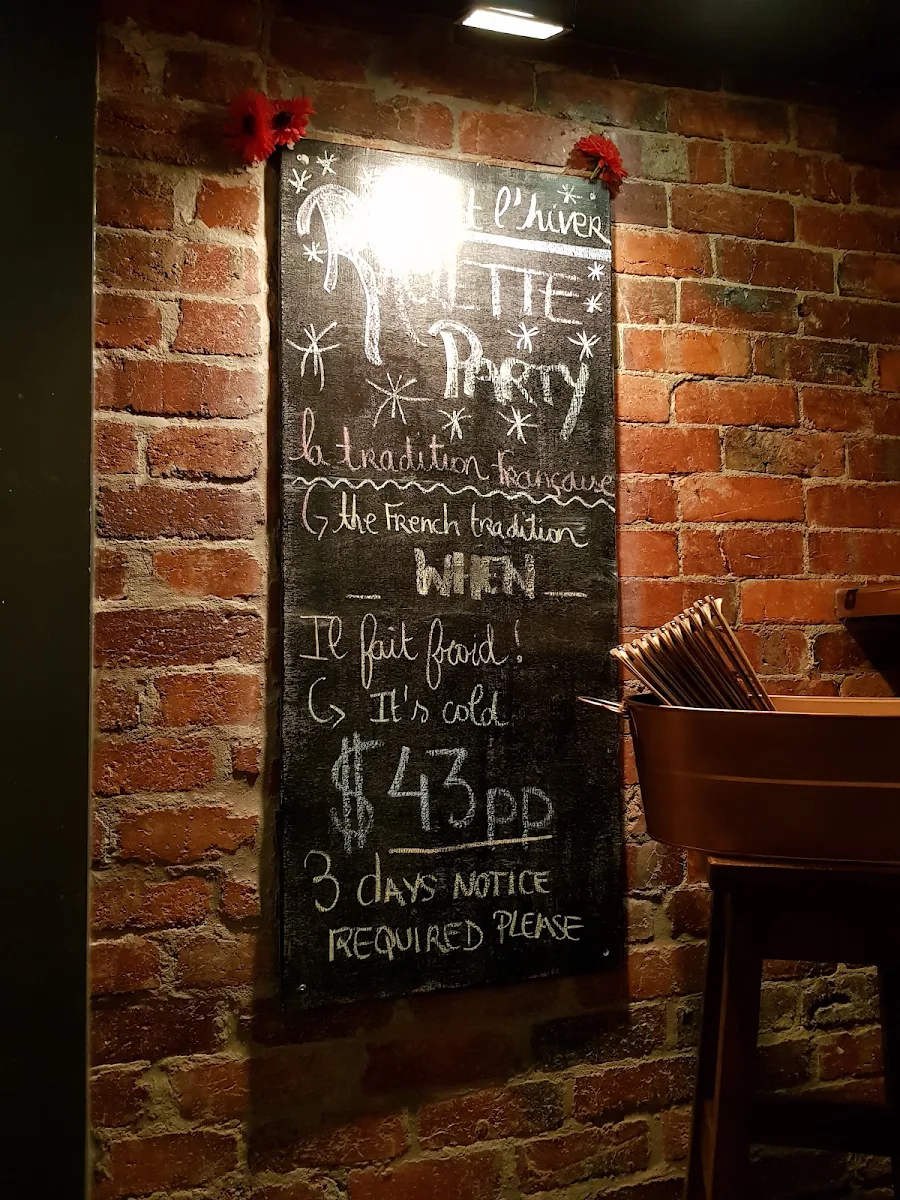 Menu, The Little French Deli