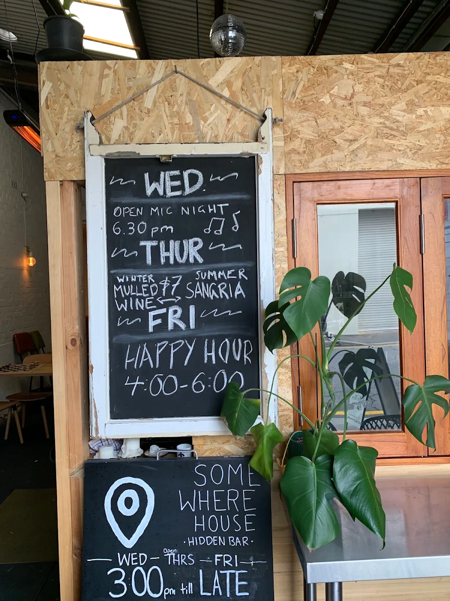 Menu, Some Where House