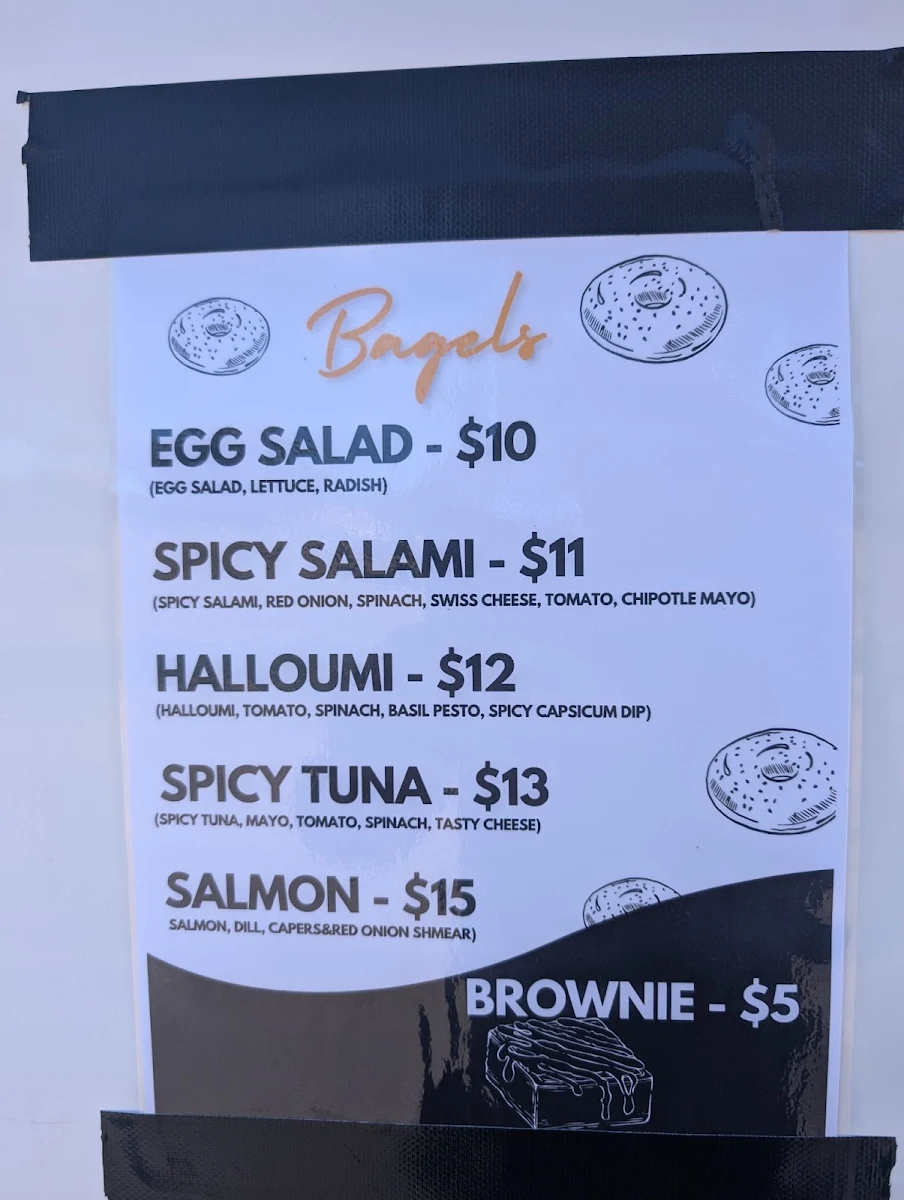 Menu, Spotto Coffee Co.