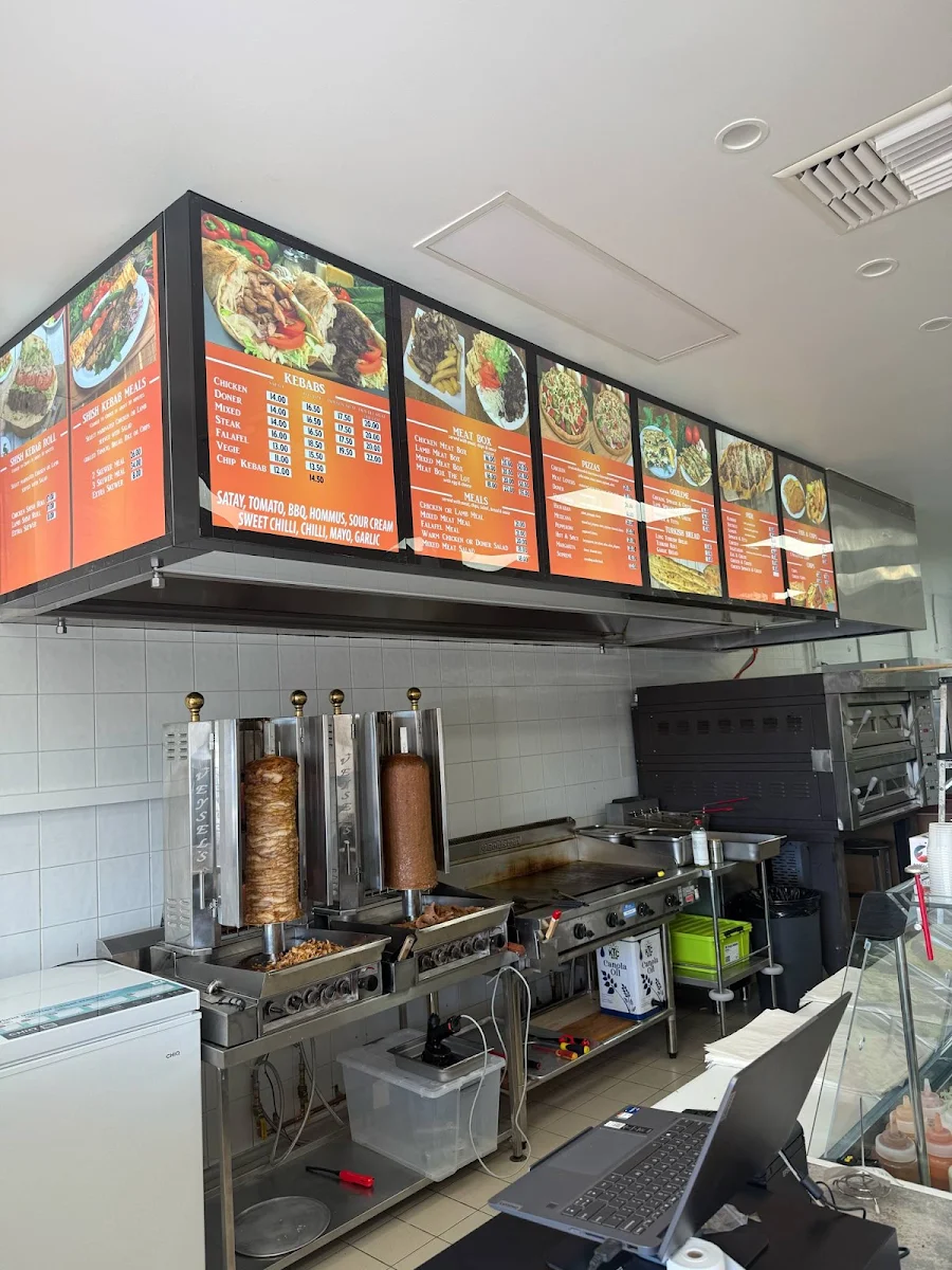 Menu, Noor's kebab and pizza house