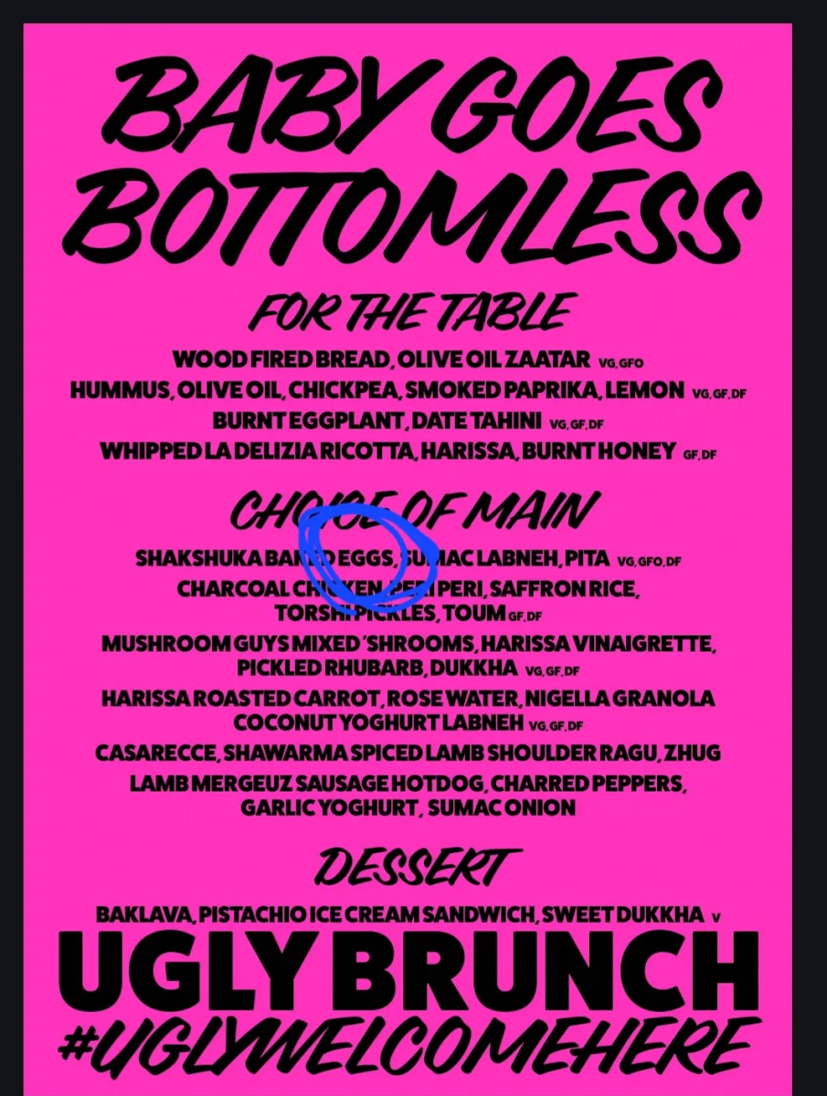 Menu, Ugly Baby