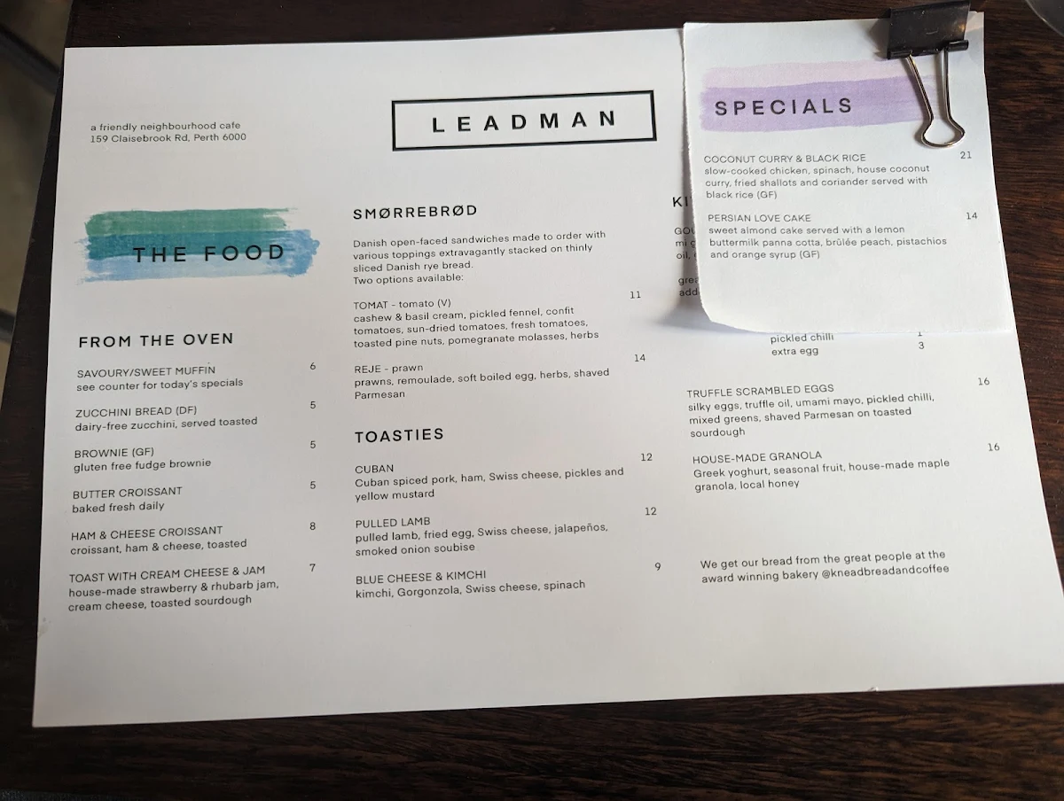 Menu photo 1