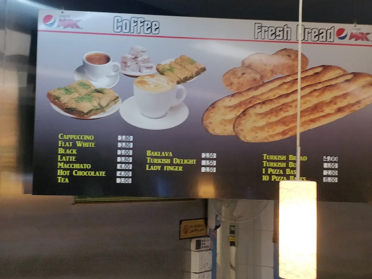Menu, Nollamara Kebabs