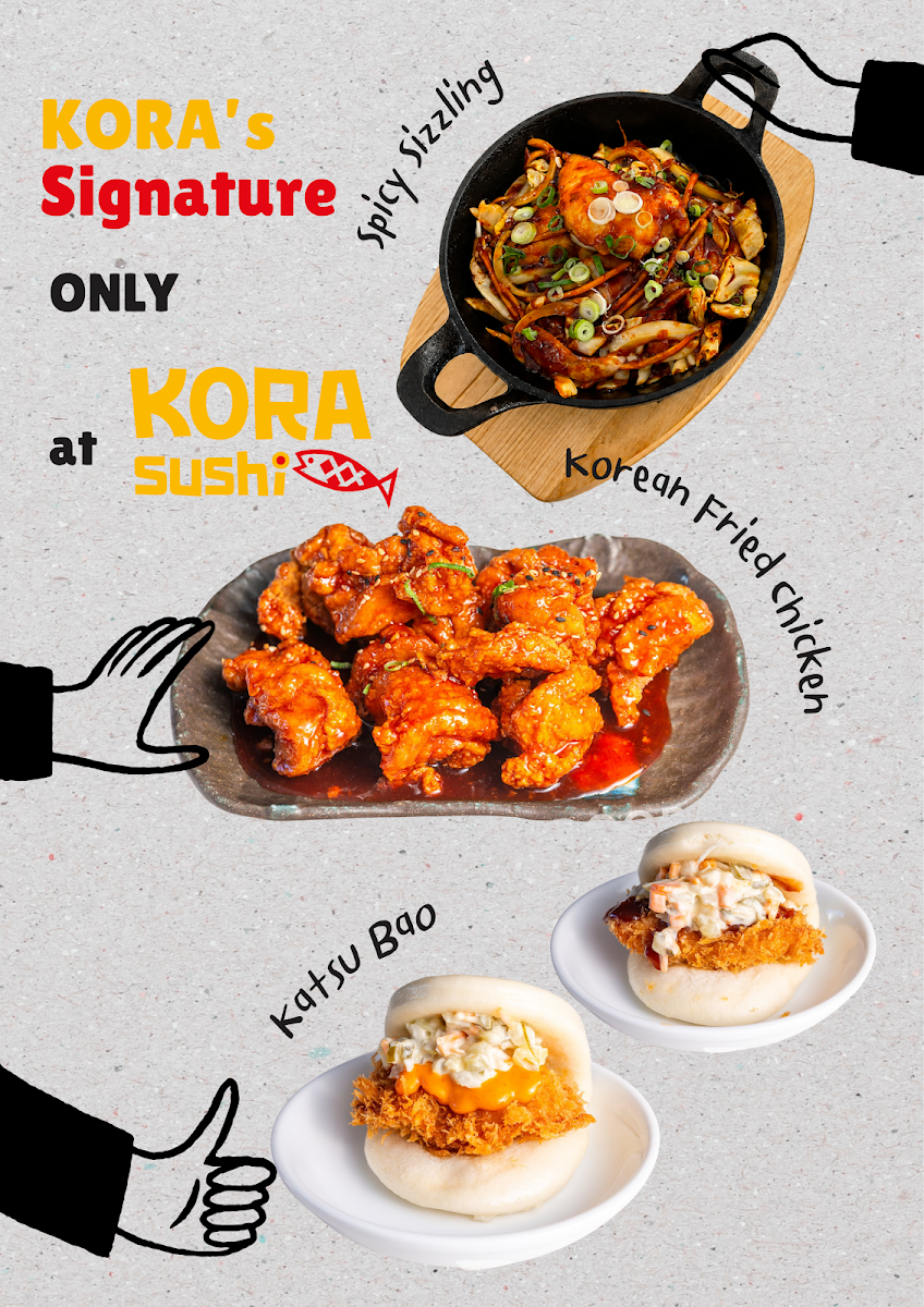 Menu, KORA SUSHI