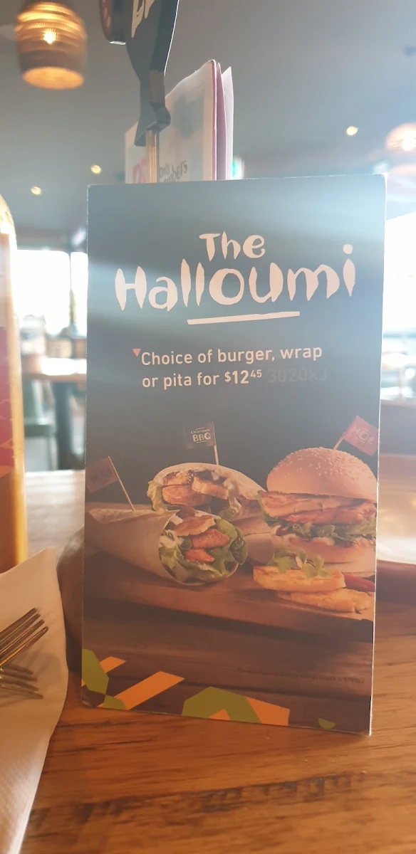 Menu, Nando's Willetton