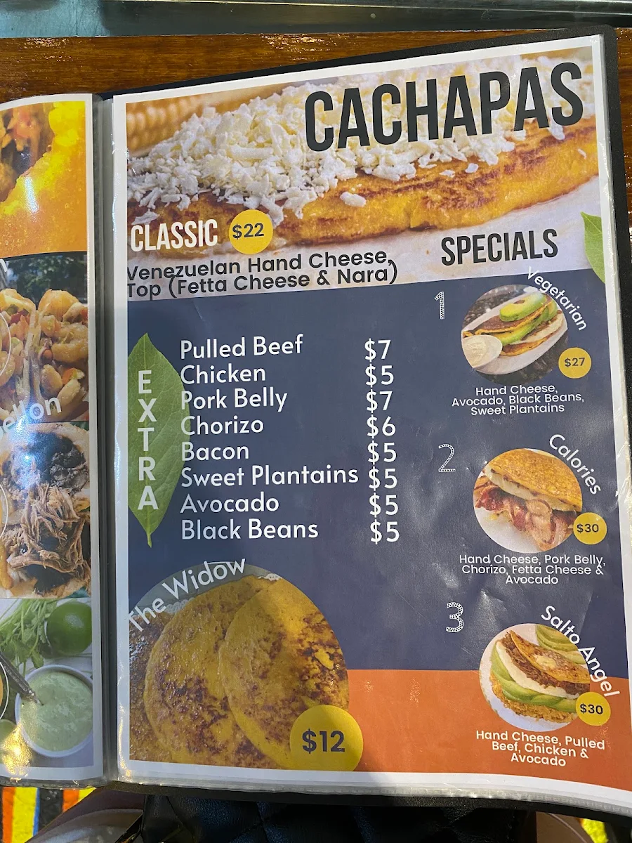 Menu, MY CABANA
