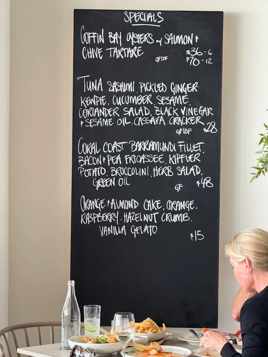 Menu, Bistro C