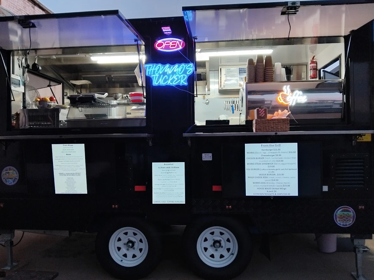 Menu, Thommo’s Tucker