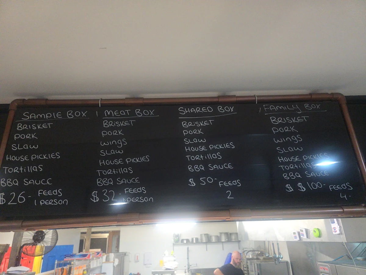 Menu, Nomad Kitchen and BBQ
