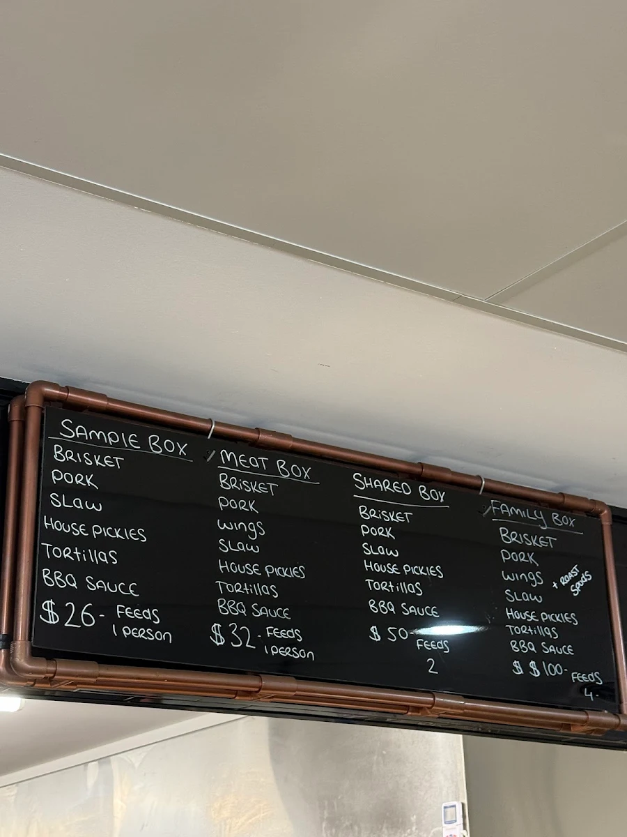 Menu, Nomad Kitchen and BBQ