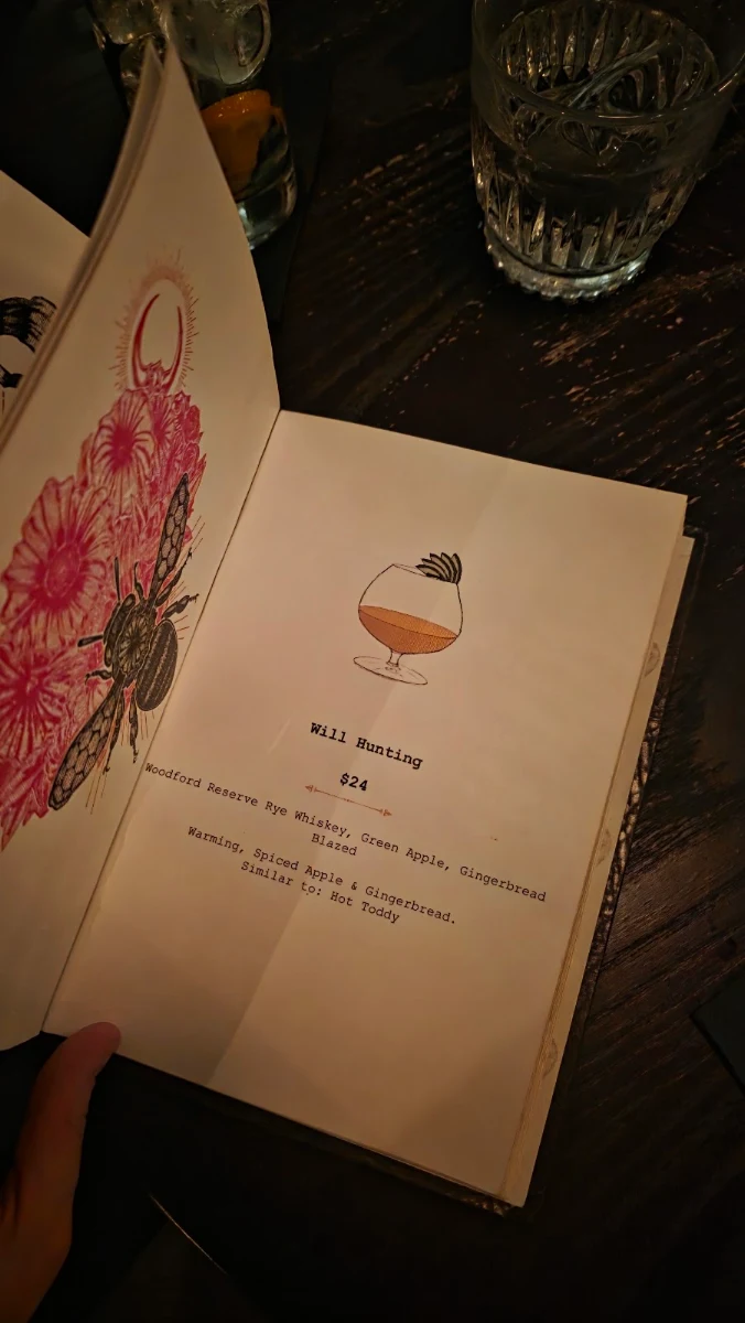 Menu, Death and Taxes Brisbane