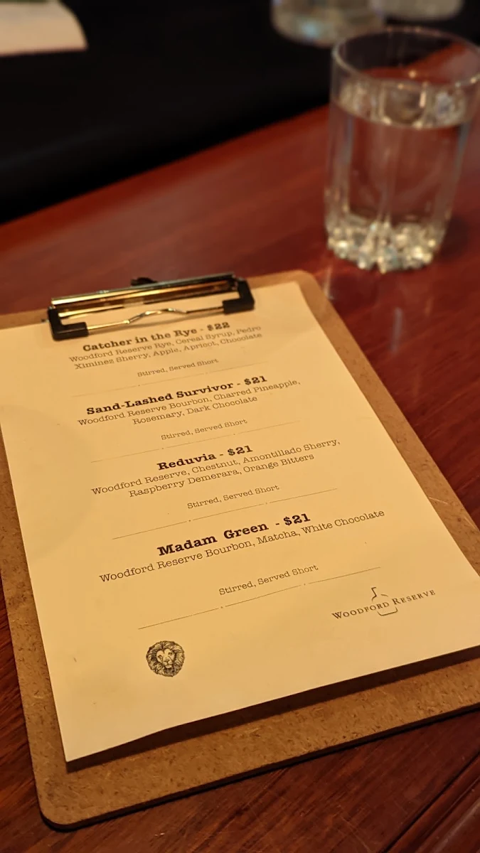Menu, Death and Taxes Brisbane