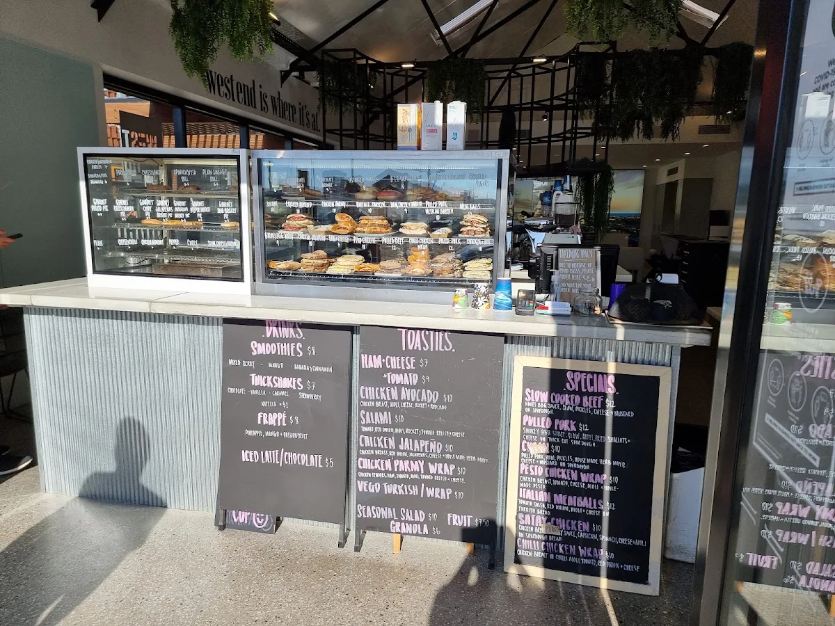 Menu, West End Cafe