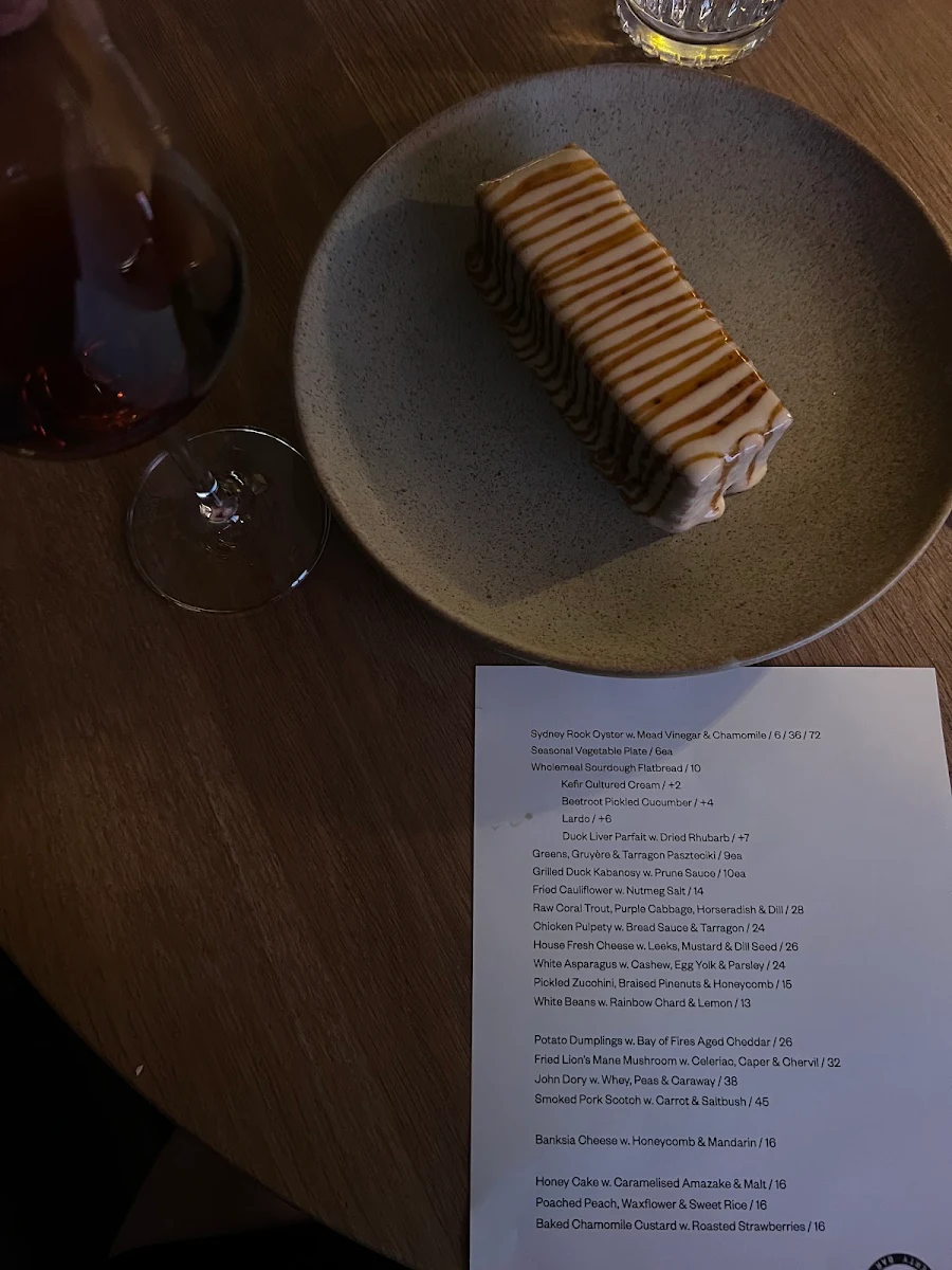 Menu, Bar Liberty