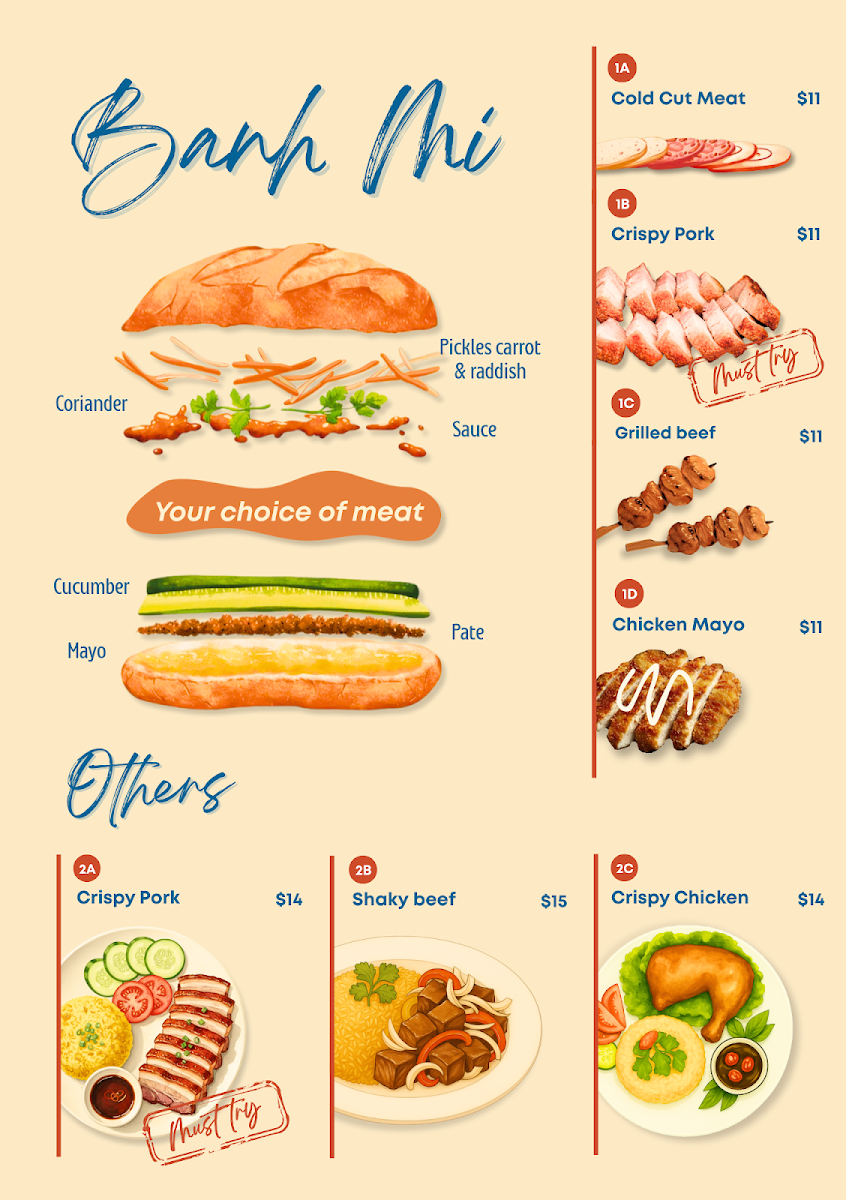Menu, Chop Chop Deli