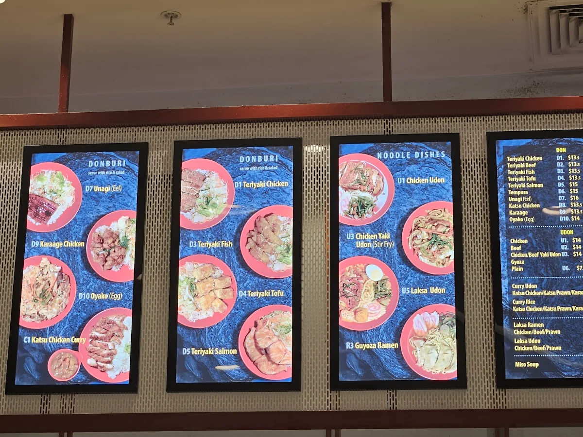 Menu, Mikawa Sushi