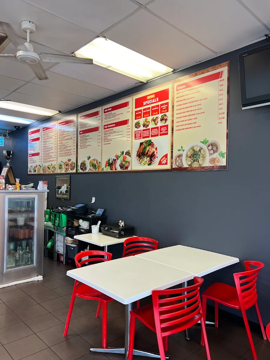 Menu, Jin Thai Noodle Bar