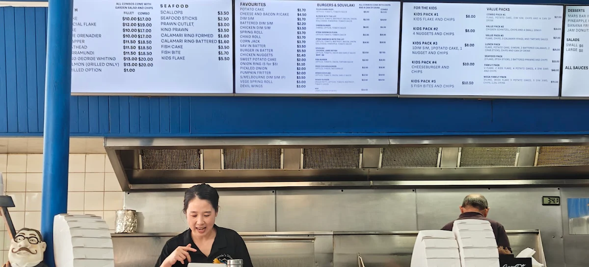 Menu, Doonies Diner