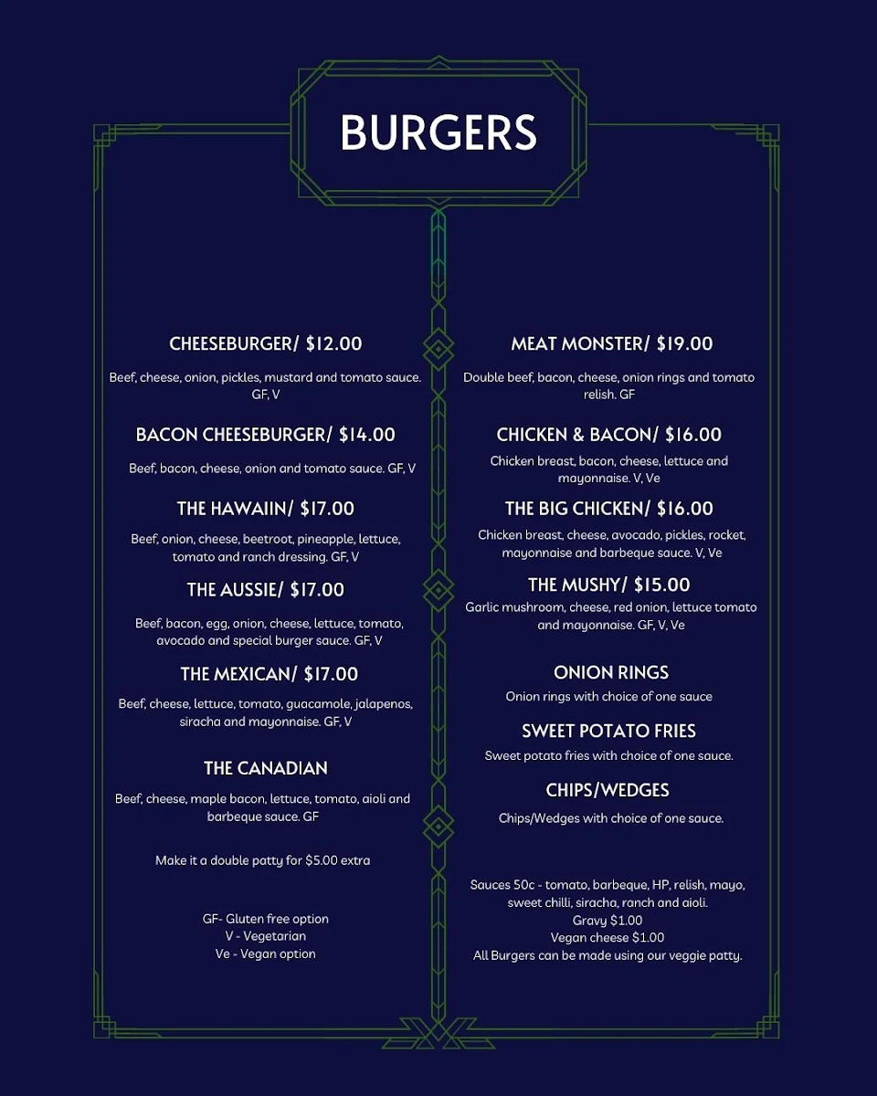 Menu, That Plant Cafe