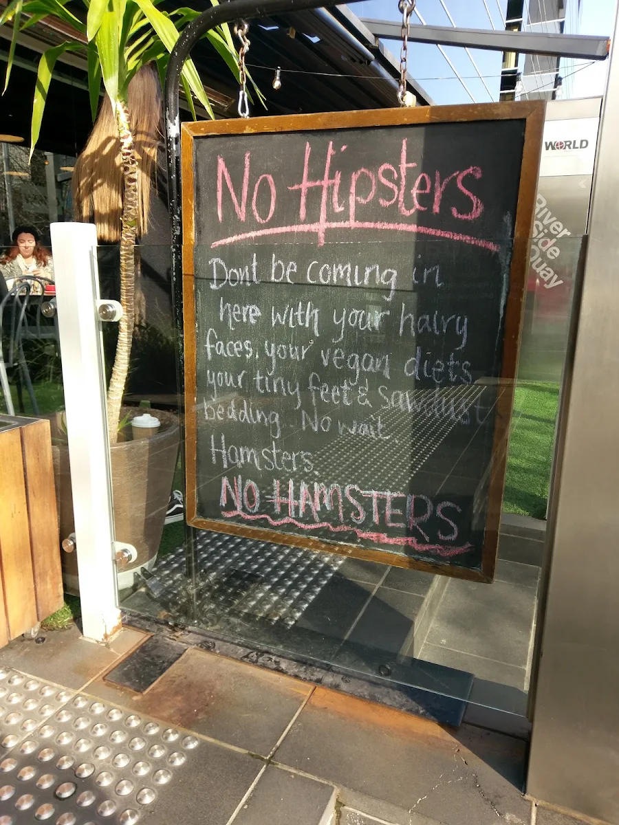 Menu, Hopscotch Melbourne