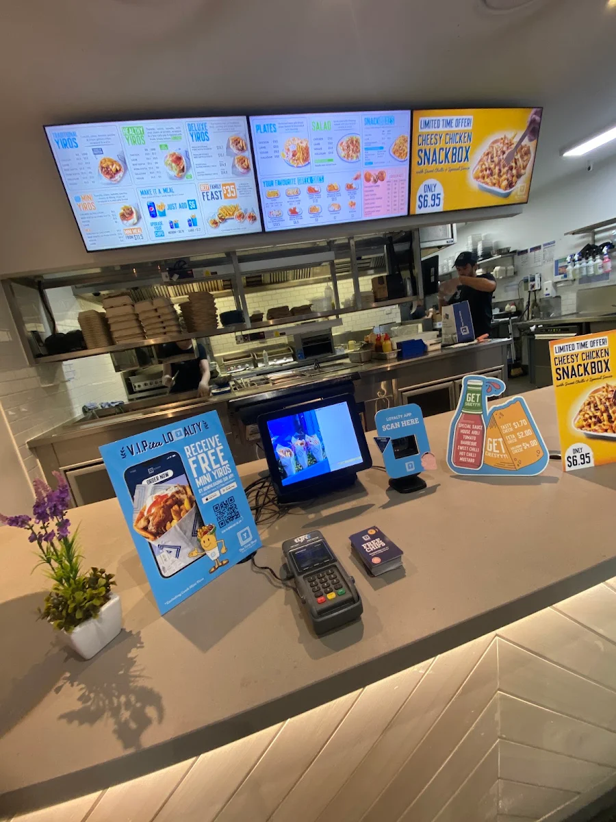 Menu, The Yiros Shop