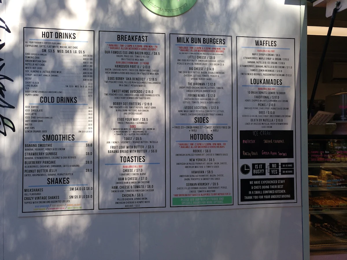 Menu, Vintage Catering Co