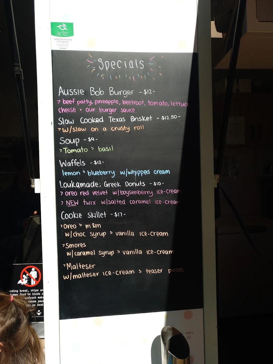 Menu, Vintage Catering Co