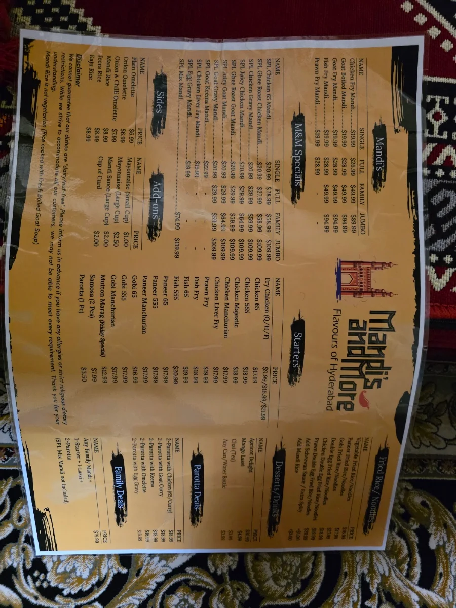 Menu, Mandis and More Glen Huntly