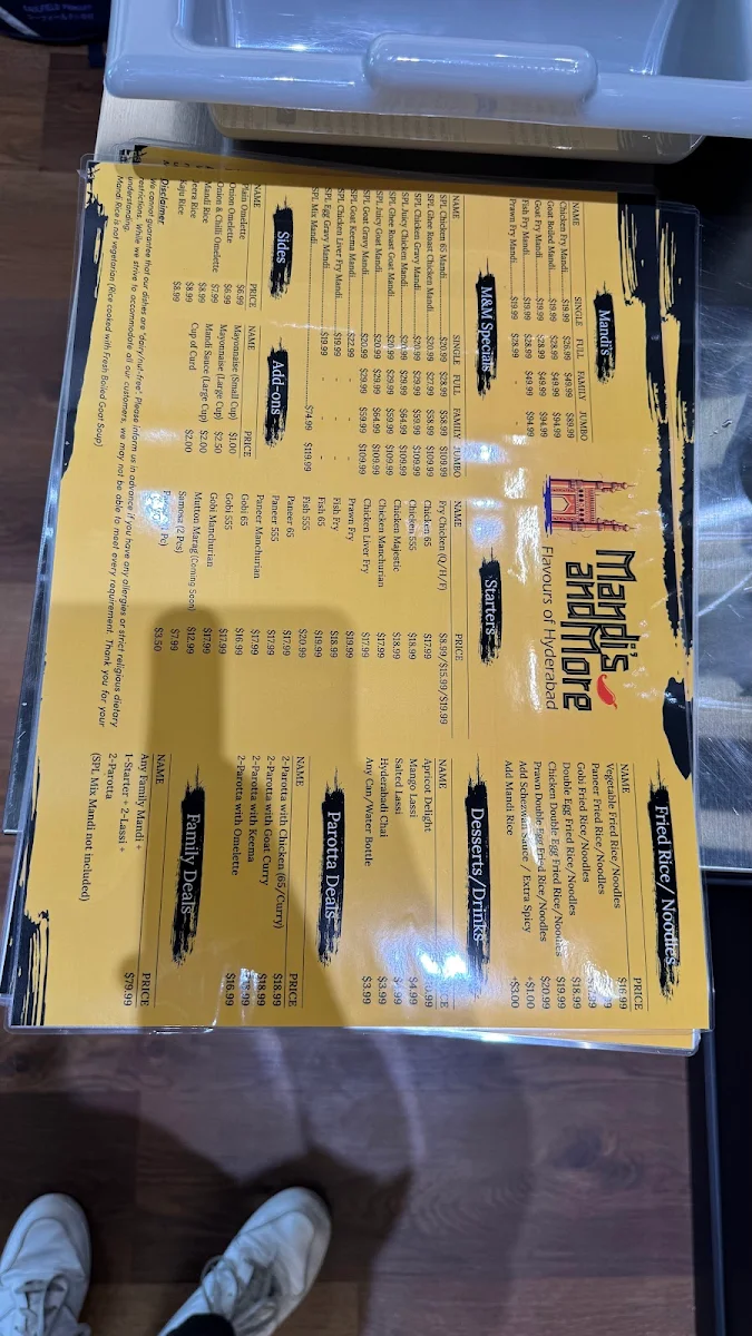 Menu, Mandis and More Glen Huntly
