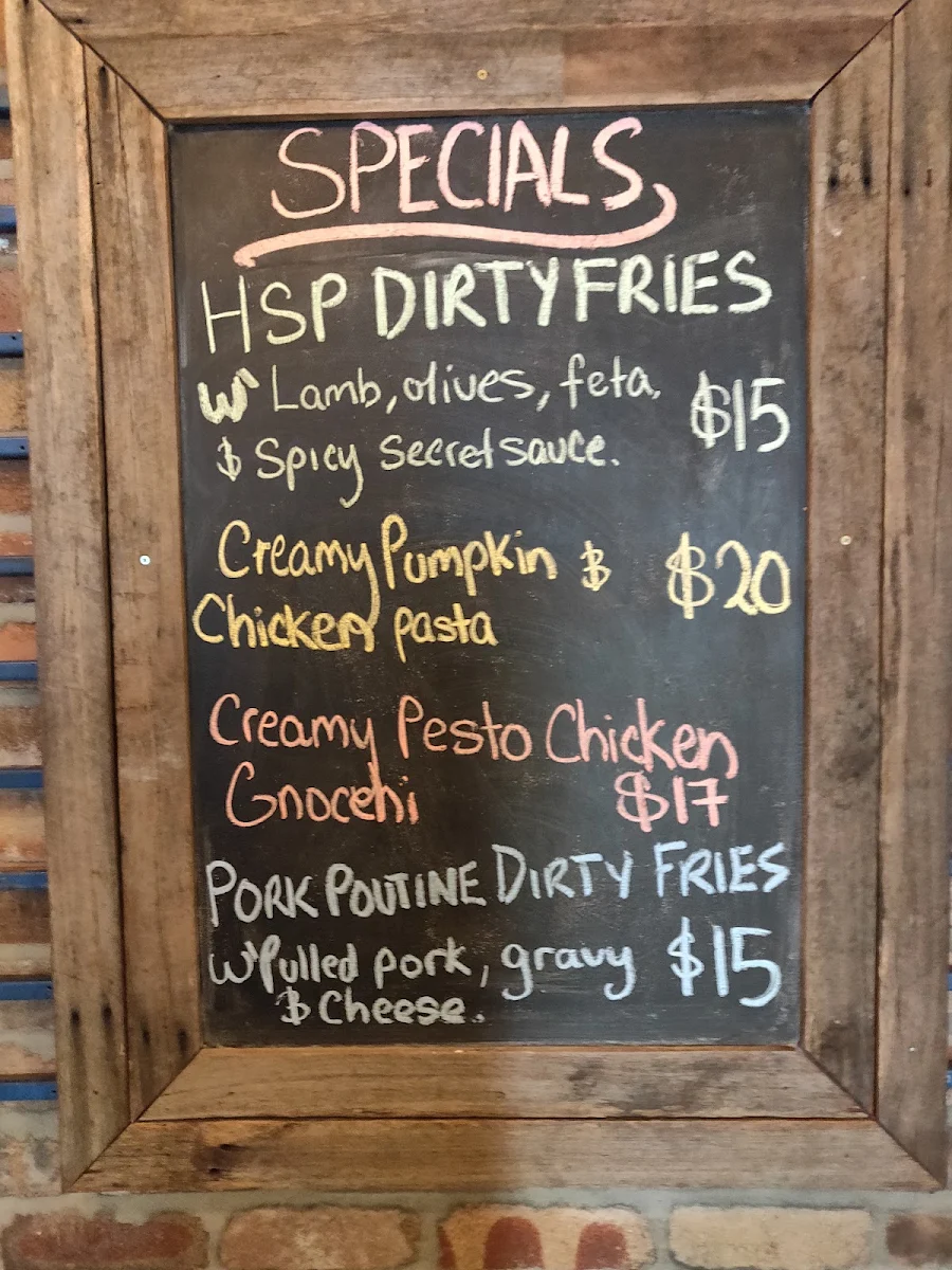Menu, The Greenroof Hotel