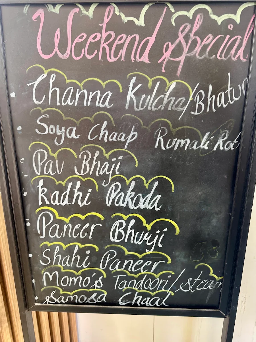 Menu, Pure Desi Sydney