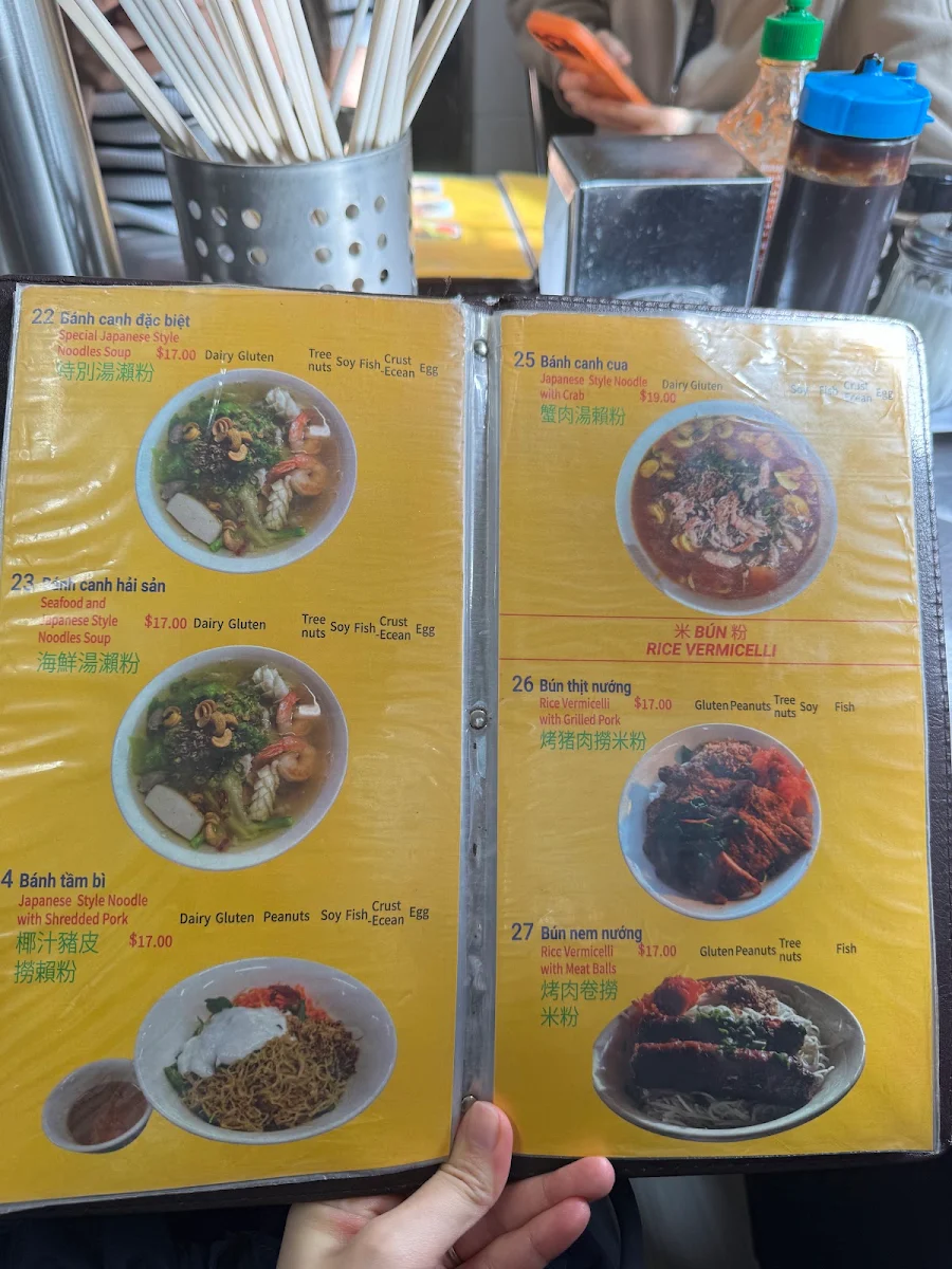Menu, Tan Thanh Loi