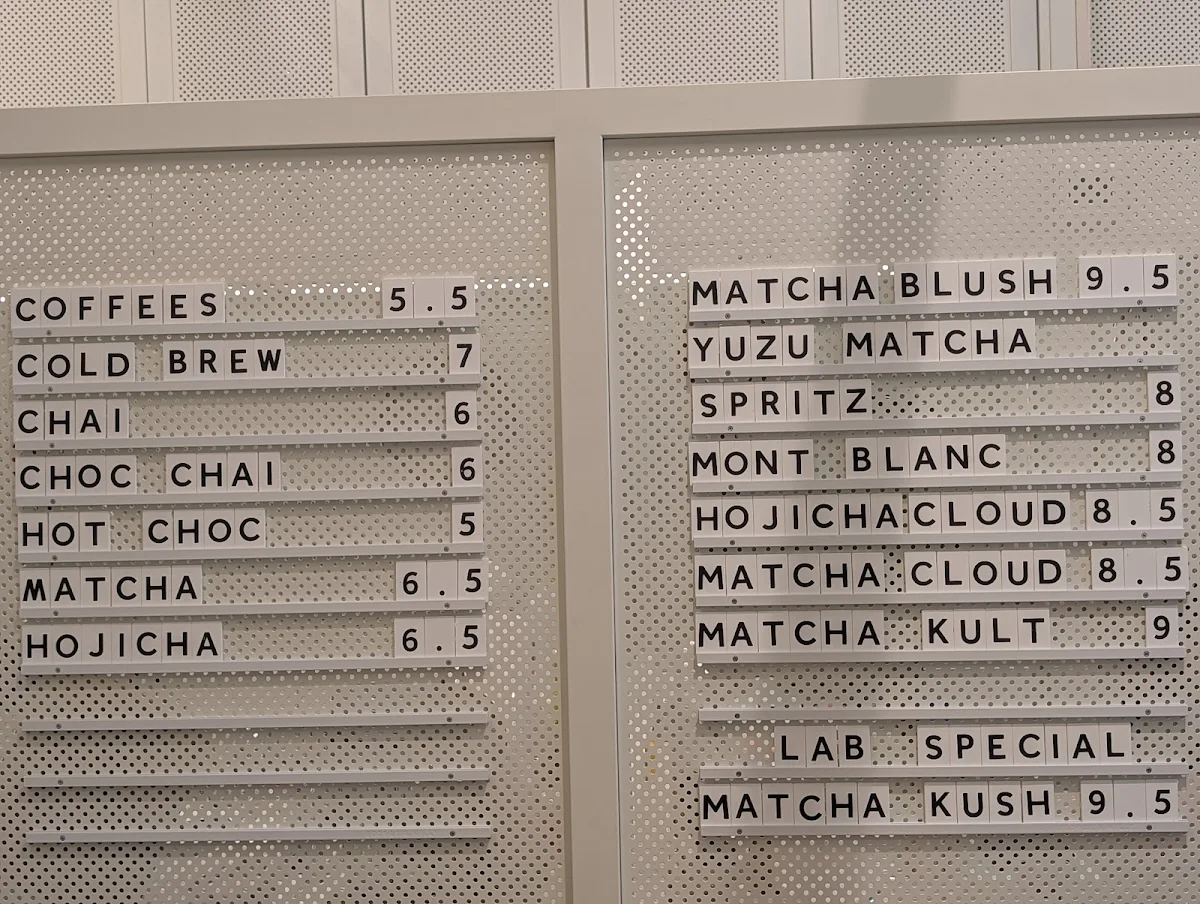 Menu, Sneaker Laundry LAB