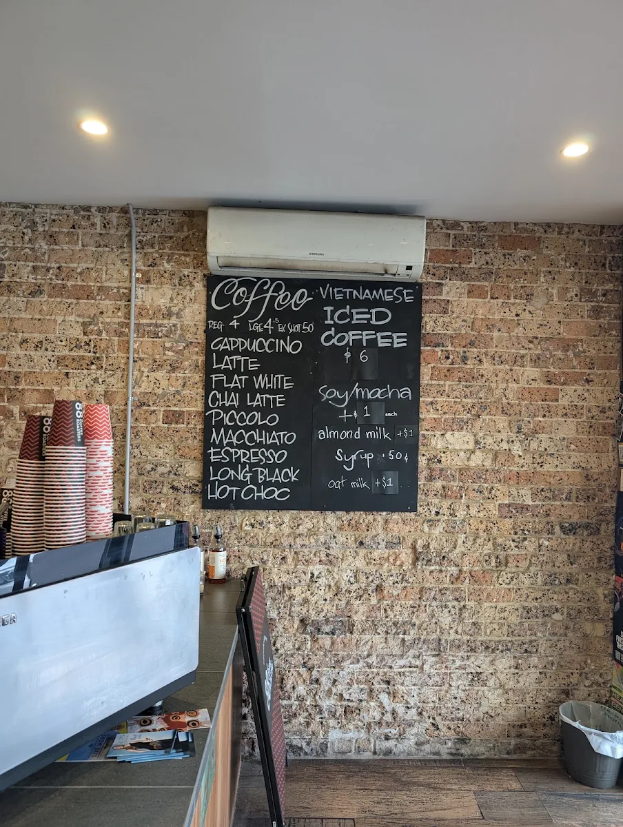 Menu, Charlie Phi in Petersham