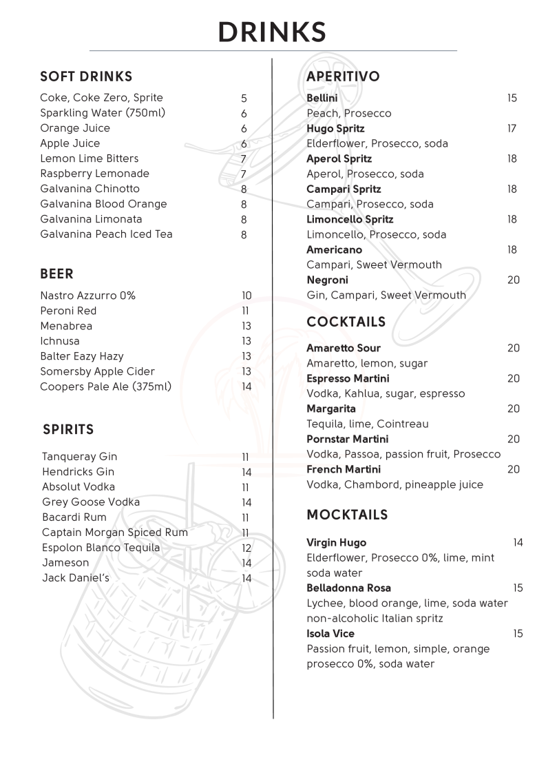 Menu, Classe 90 Vice (Ascot Vale)