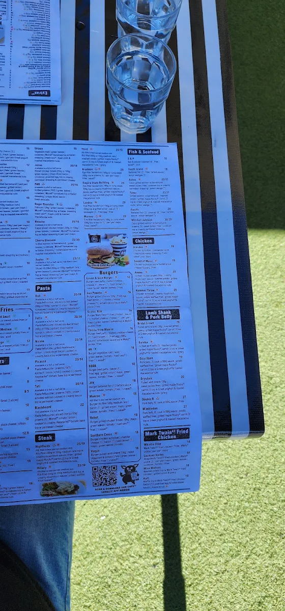 Menu, Cafe 63 - Redcliffe