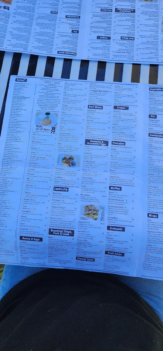 Menu, Cafe 63 - Redcliffe