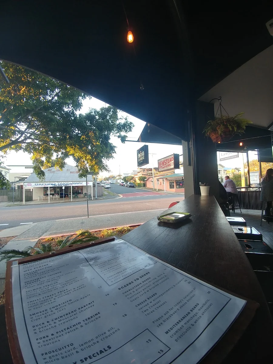Menu, Oxford Tap House