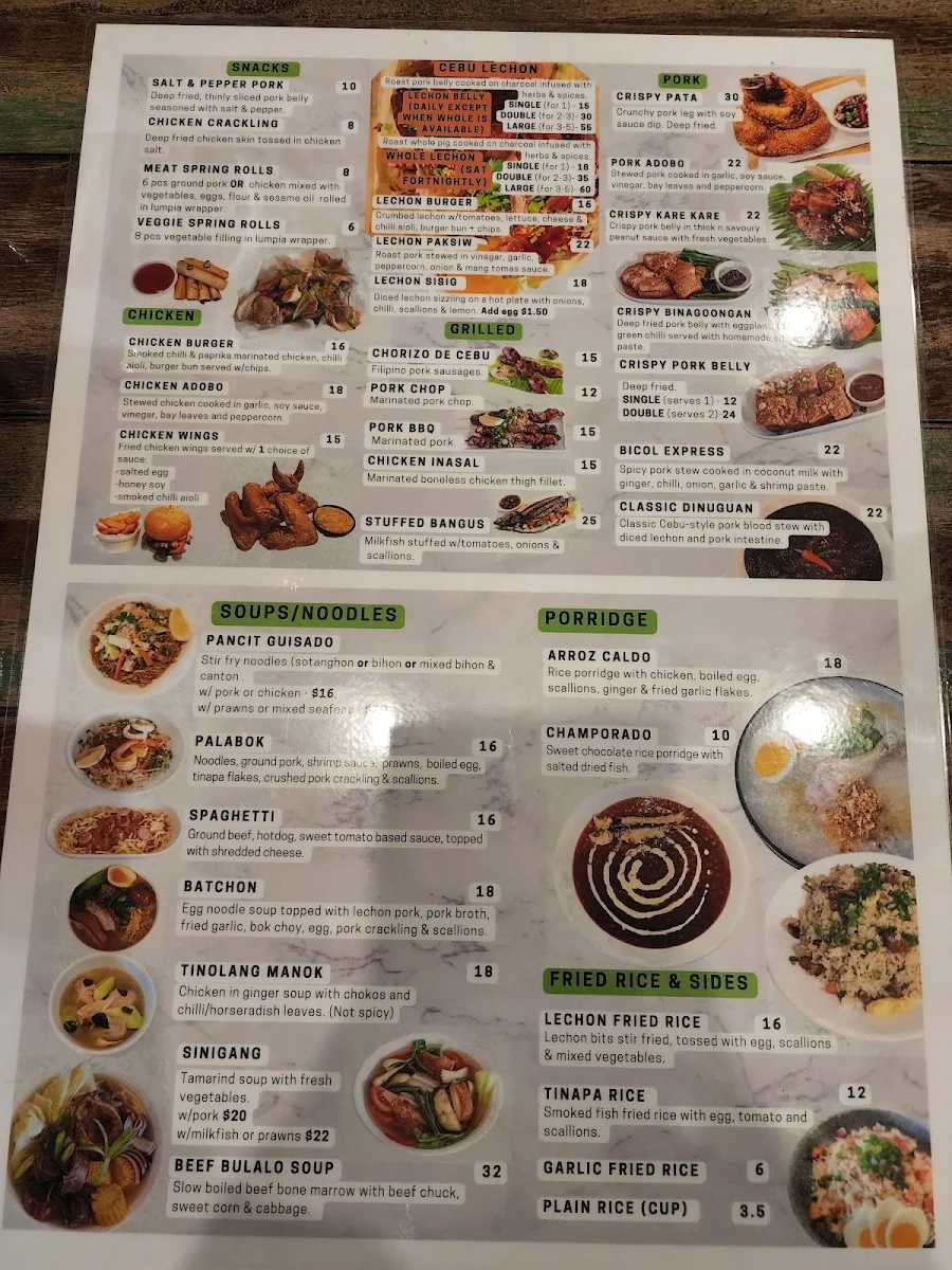 Menu, Burgers Anonymous x Tacos Anonymous Sydenham