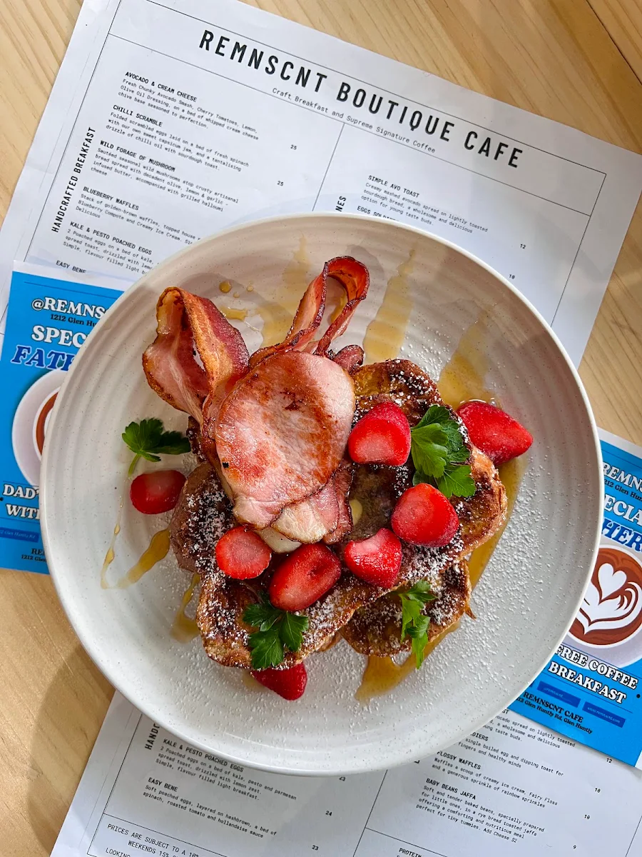 Menu, Remnscnt Cafe